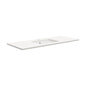 SARAH Undermount CRYSTAL PURE 1200mm Basin Top Only 1TH