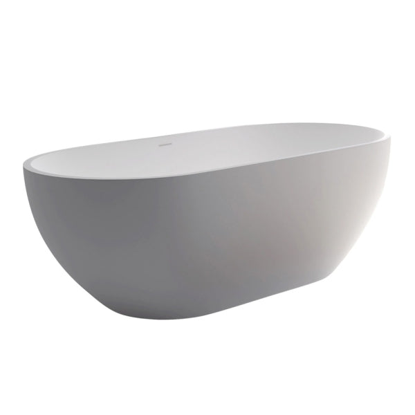 Nero Cast Stone Solid Surface Bath, 1780mm