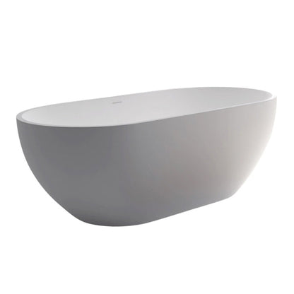 Nero Cast Stone Solid Surface Bath, 1780mm