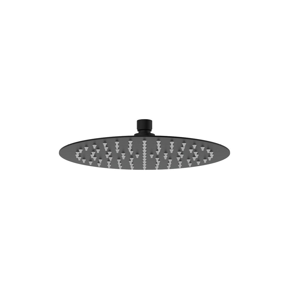 KAYA Round Shower Head 250mm Matte Black