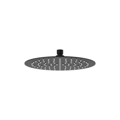 KAYA Round Shower Head 250mm Matte Black