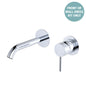 KAYA Basin/Bath Wall Mixer 160 Dress Kit Chrome Round Plate
