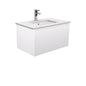 Sarah Bianco Marble Undermount 750 Alina Satin White Wall-Hung Vanity