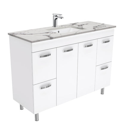 SARAH CALACATTA MARBLE 1200 UNICAB on Legs Solid Doors 1TH