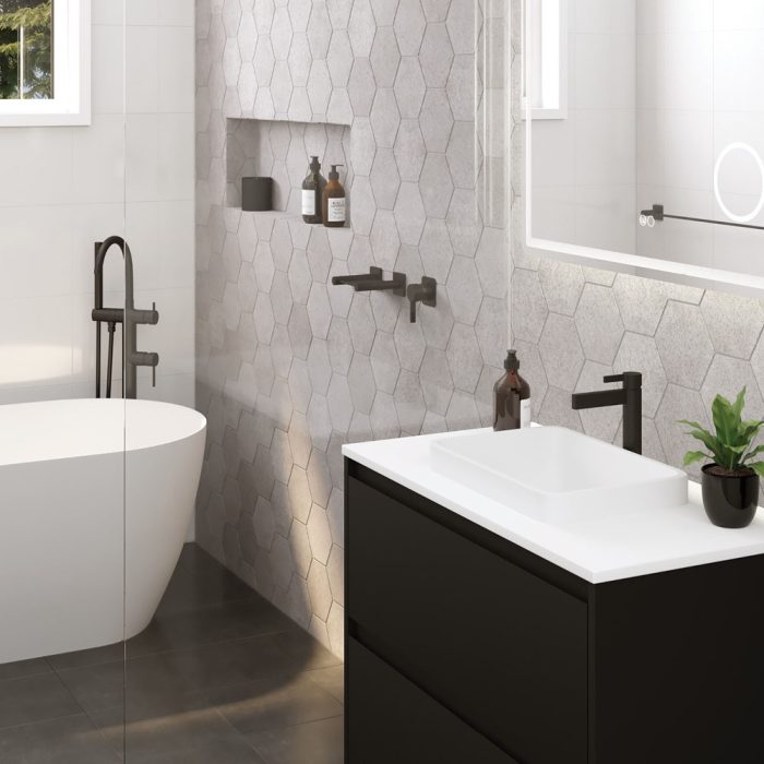 SANSA Basin Mixer Matte Black