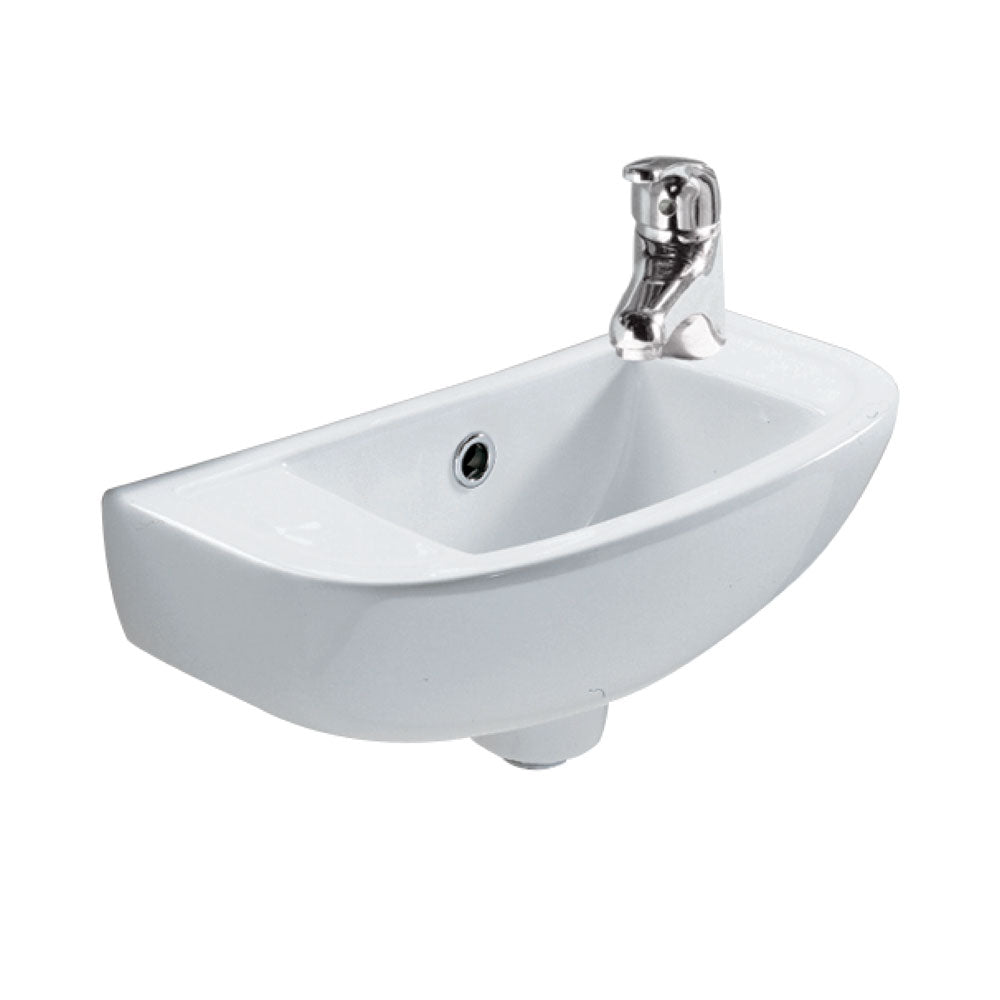 COMPACT Slim Wall Basin 1TH RHS