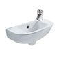 COMPACT Slim Wall Basin 1TH RHS