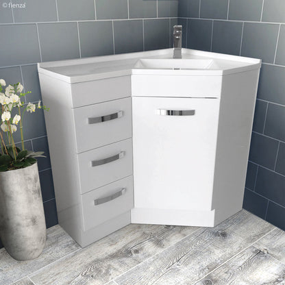 Corner Vanity 600 x 600 x 880mm