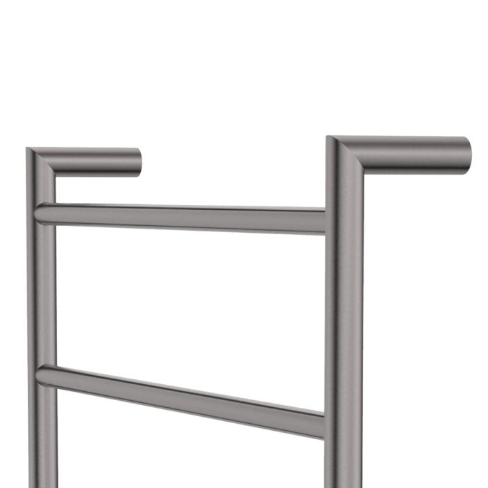KAYA Round Heated Towel 60120 Gun Metal (9 Bars) 600x1200x100mm