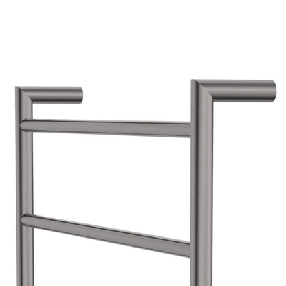KAYA Round Heated Towel 60120 Gun Metal (9 Bars) 600x1200x100mm