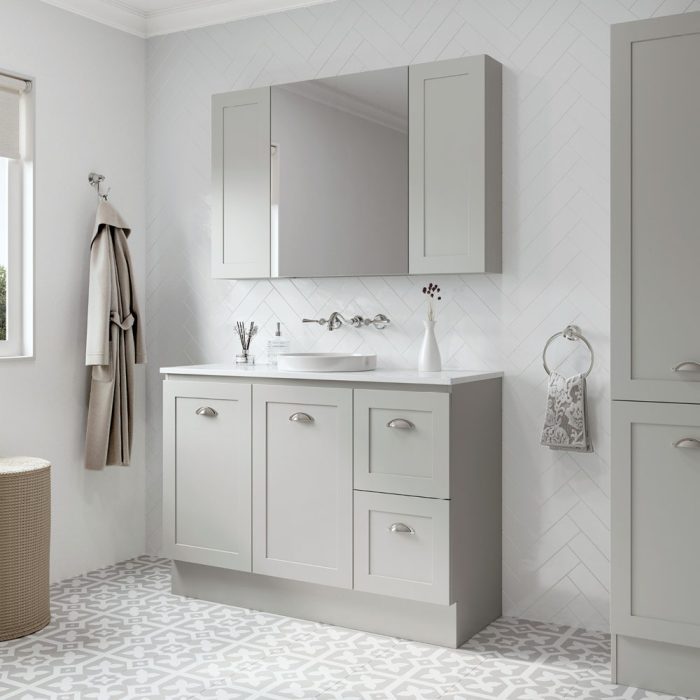 Newport Door & Drawer 1200 Single Bowl Floor Standing Vanity