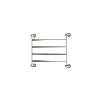 Lillian Heated Towel Rail, 600 x 450mm, Brushed Nickel
