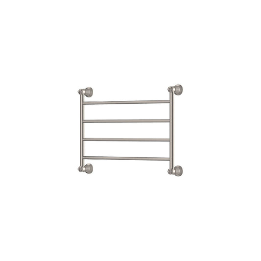 LILLIAN Heated Towel Rail 6045 Brushed Nickel (4 Bars) 600x458x95mm