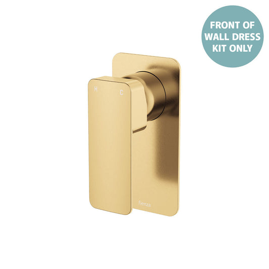 Tono Wall Mixer Dress Kit, Urban Brass, Rectangular Plate