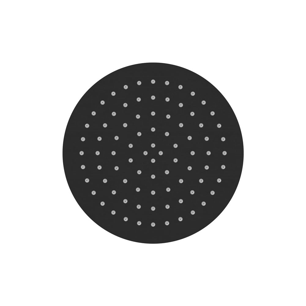 KAYA Round Shower Head 250mm Matte Black
