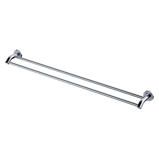 Axle 900mm Double Towel Rail, Chrome