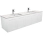 Sarah Bianco Marble Undermount Double Bowl 1800 Mila Wall-Hung Vanity