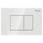 RT Gloss White Square Button Plate