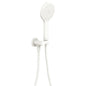 Kaya Hand Shower, Round Plate, Matte White