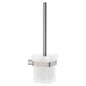 Tono Toilet Brush & Holder, Brushed Nickel