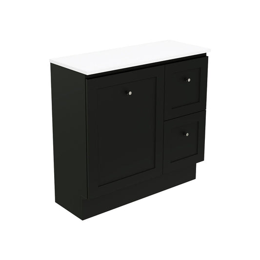Newport Ensuite Door & Drawer 900 Floor Standing Vanity