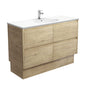 ROTONDO AMATO 1200 SCANDI OAK Vanity On Kick 1TH