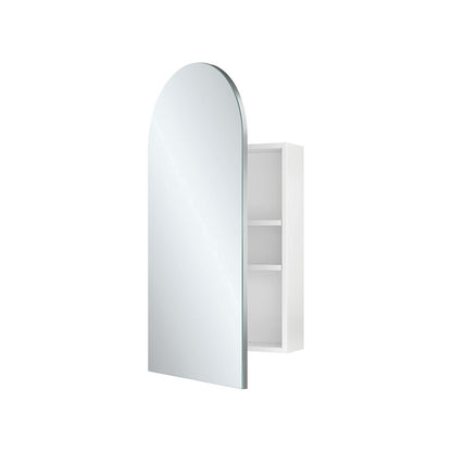 Mirror Cabinet Arch Pencil Edge Internal Magnifying Mirror 450 x 900 x 150mm