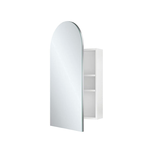 Mirror Cabinet Arch Pencil Edge Internal Magnifying Mirror 450 x 900 x 150mm