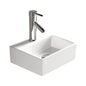 MODENA BABY Above Counter Basin 330 x 290 x 120mm Wall Hung