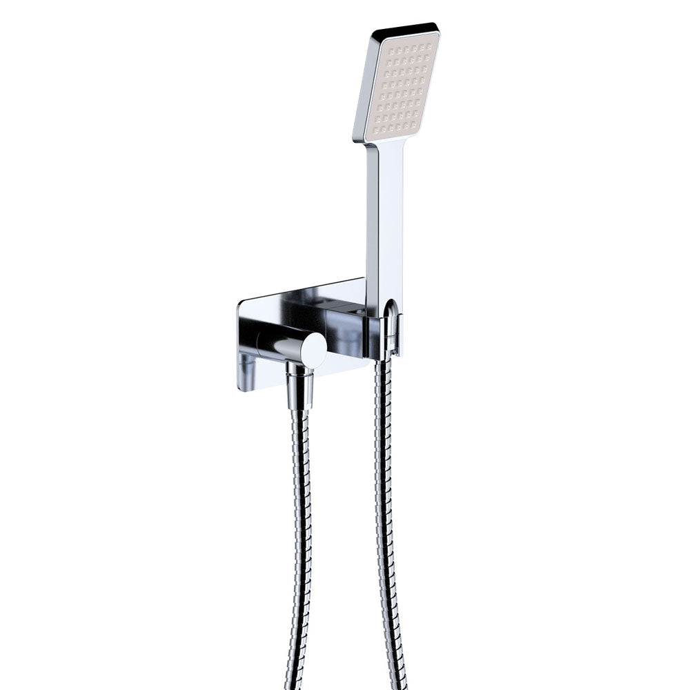 Koko Hand Shower, Soft Square Plate, Chrome
