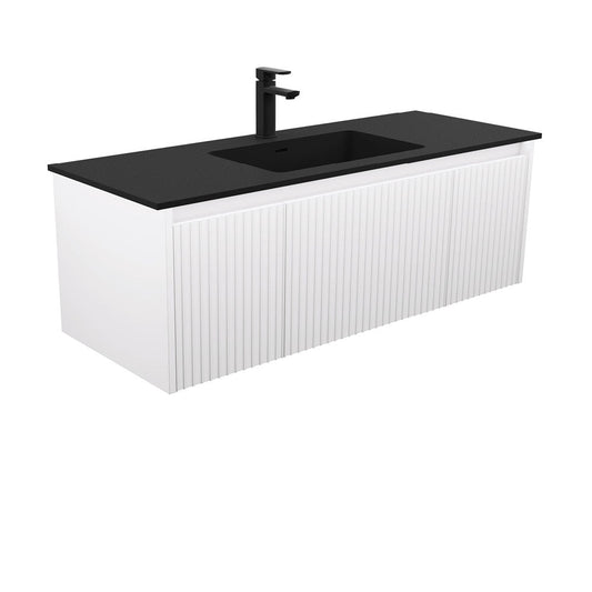 Montana Alina Satin White 1200 Wall-Hung Vanity