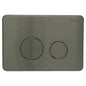 R and T Stainless Steel Round Button Flush Plate Gun Metal PVD finish