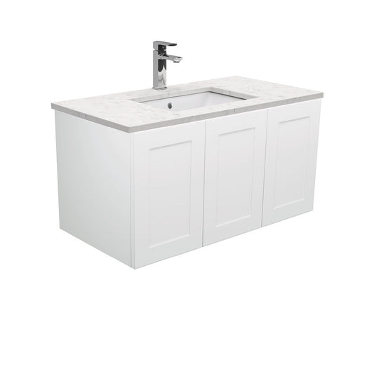 Sarah Bianco Marble Undermount 900 Mila Wall-Hung Vanity