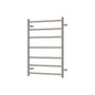 ISABELLA Heated Towel Rail 6080 Brushed Nickel (7 Bars) 600x800x122mm