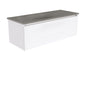 SATORI MANU 1200 Gloss White Vanity Wall Hung with 2 Internal Drawers