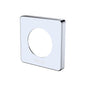 Sansa Soft Square Cover Plate, Chrome