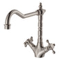 LILLIAN Shepherds Crook Kitchen Sink Mixer Brushed Nickel