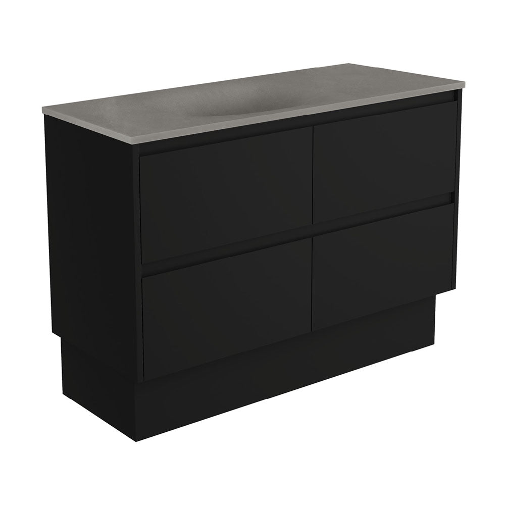 SATORI AMATO 1200 Satin Black Vanity On Kick
