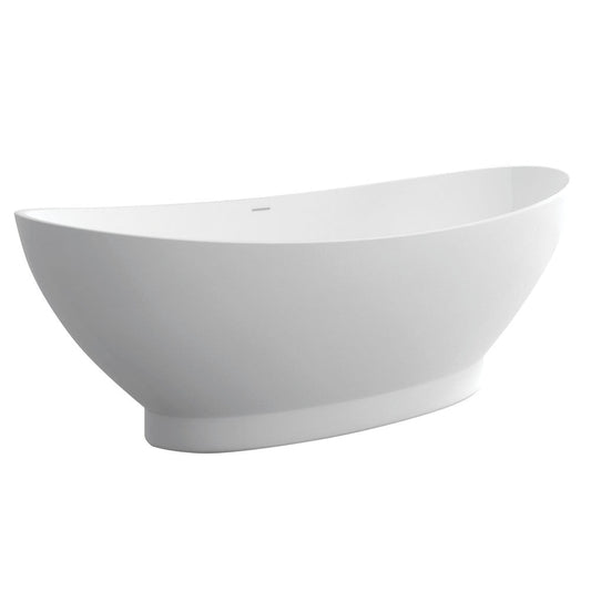 ANTONIA Stone Bath 1550x780x 580mm with Overflow