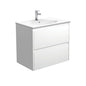 ROTONDO AMATO 750 Matte White Vanity Wall Hung 1TH
