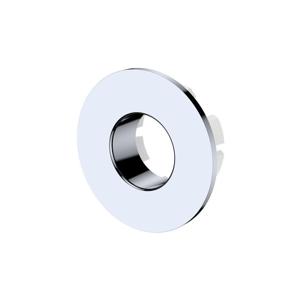 OVERFLOW RING Chrome Metal for Ceramic Basin Empty Style