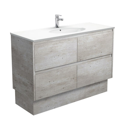 Rotondo Amato 1200 Industrial Vanity On Kick