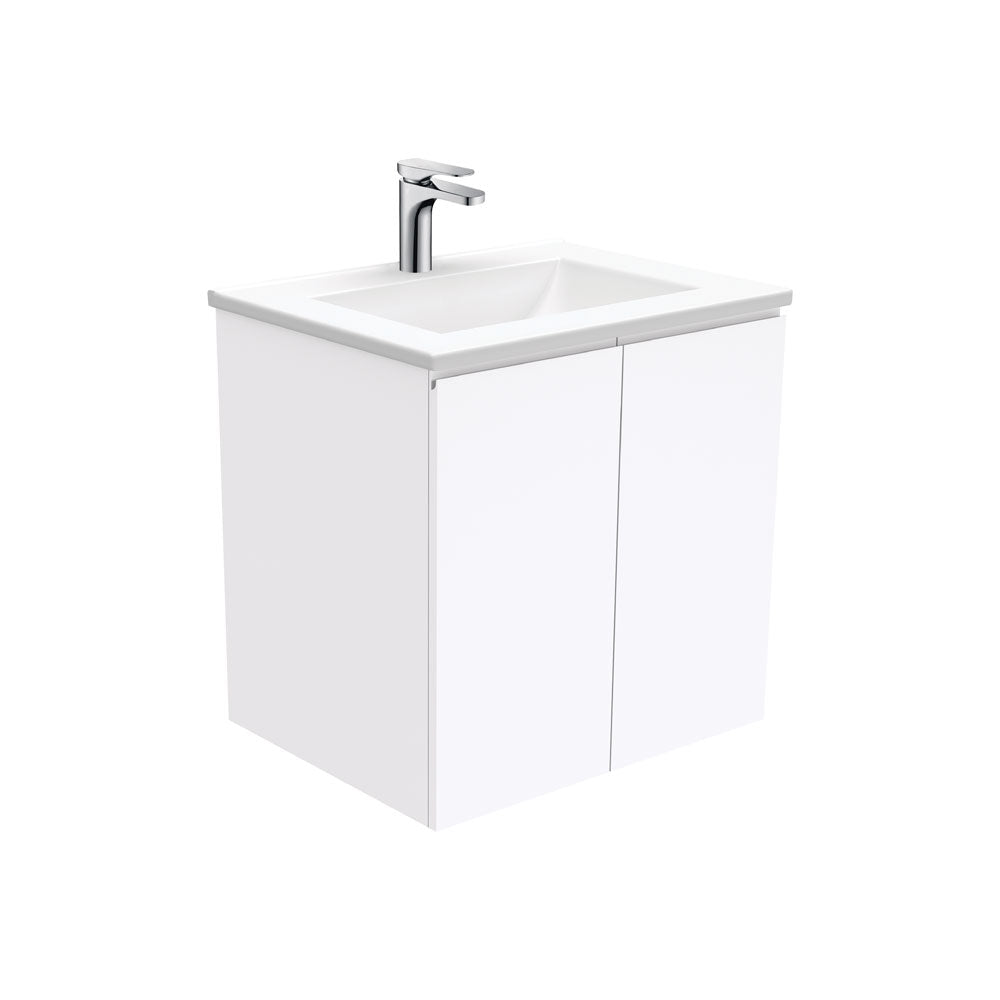 VANESSA Poly Marble 600 Wall Hung Fingerpull Cab 1TH