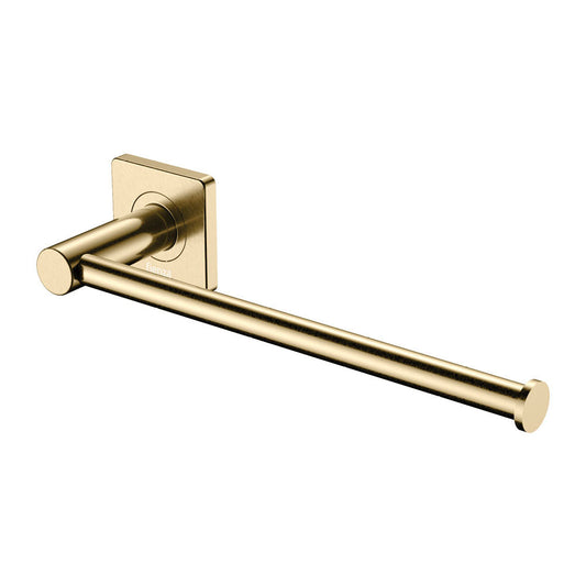 SANSA Dual Purpose Towel Rail Roll Holder Urban Brass