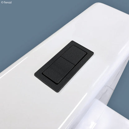 Rectangular Gun Metal Flush Buttons