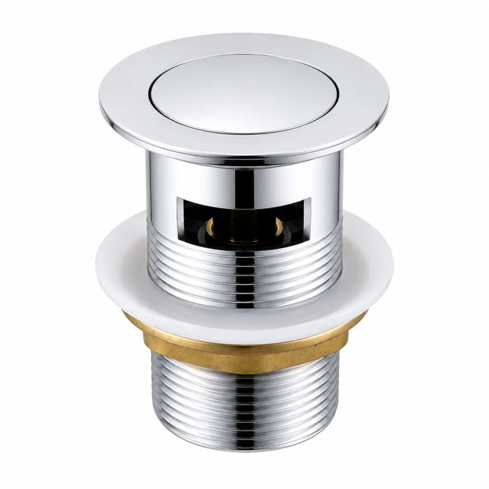 Solid Brass Basin Pop Up Waste with Overflow