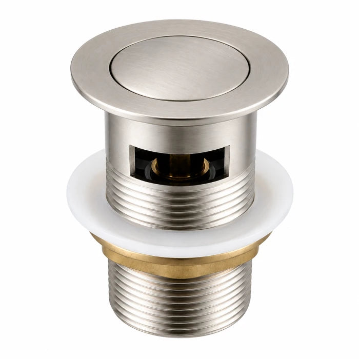 Solid Brass Basin Pop Up Waste with Overflow