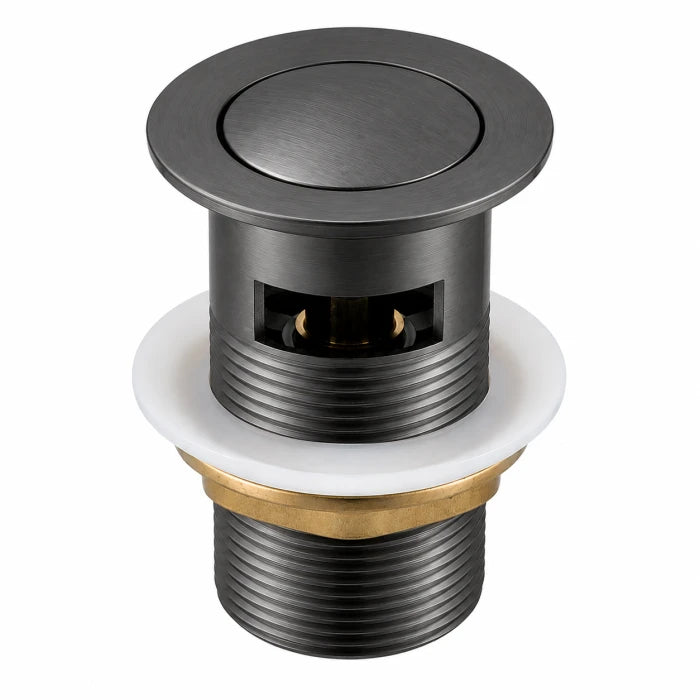 Solid Brass Basin Pop Up Waste with Overflow