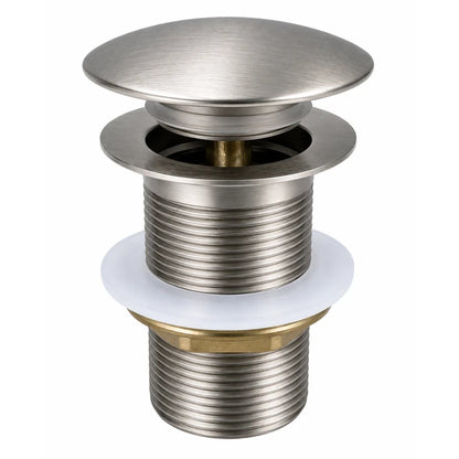 Solid Brass Basin Pop Up Waste No Overflow