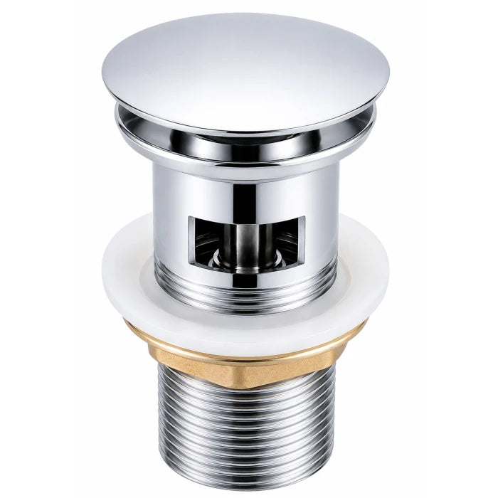 Brass Pop Up Waste with Overflow